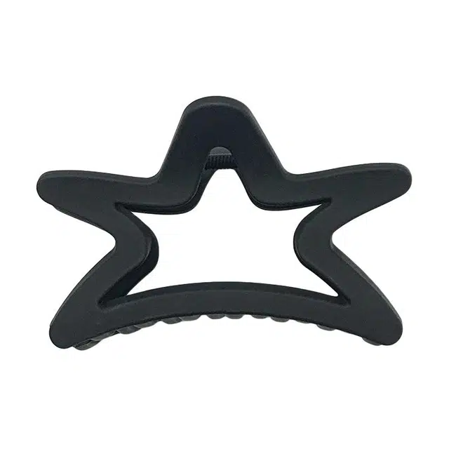 简应舒 五角星简约百搭 亚克力 发夹 男女同款情侣款