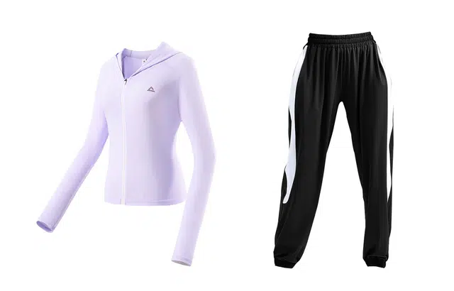 匹克 瑜伽细腻柔和舒适上衣休闲长裤健身套装 女款