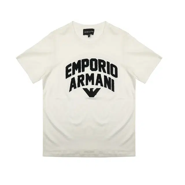 Emporio Armani Kids SS23 Logo Print T-Shirt White