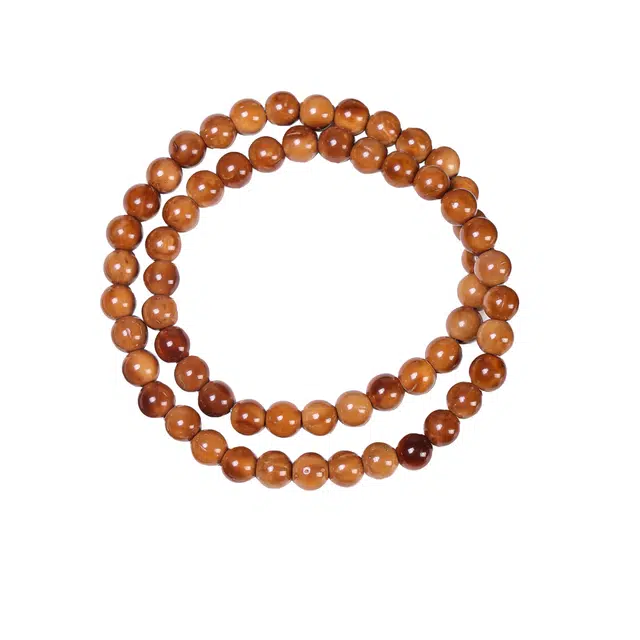 素于 新中式文玩双圈叠戴简约百搭轻奢高级感佛珠 招财纳福 诸事顺遂 平安如意转运上岸国潮盘玩念珠#好运 库克 手串 男女同款情侣款