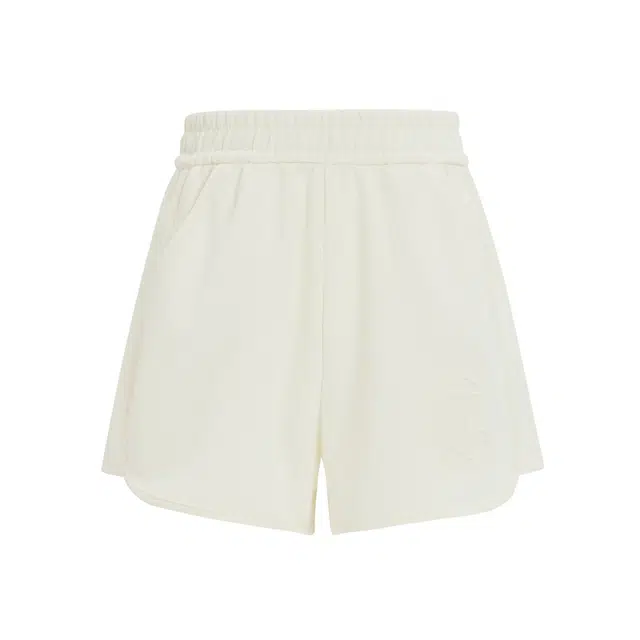 玫丝朵 压花字母宽松舒适百搭纯色时尚设计休闲短裤 女款