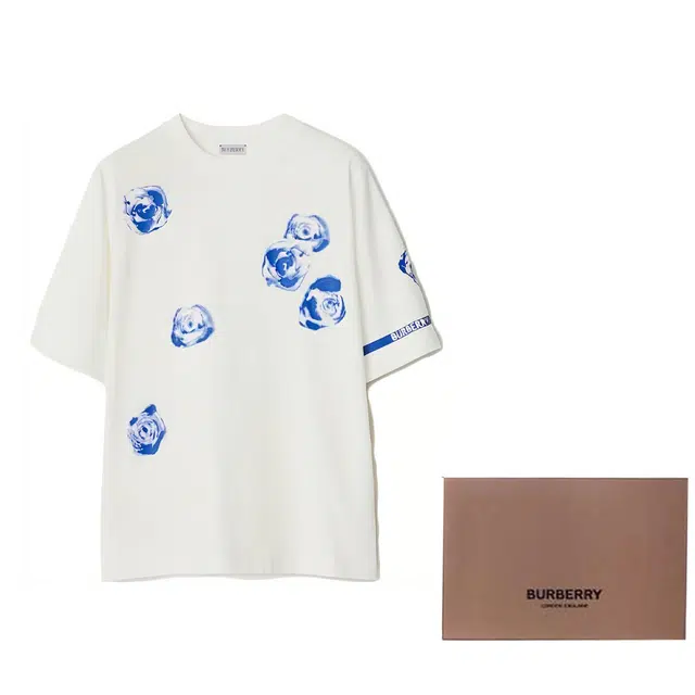 Burberry Rose Cotton T-shirt T