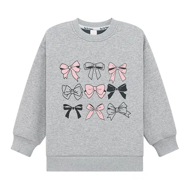 左西 加绒洋气舒适圆领保暖卫衣 浅麻灰 儿童款