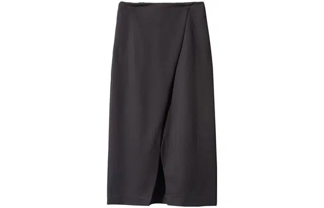 【dme】 纯色半身休闲长裙 黑色