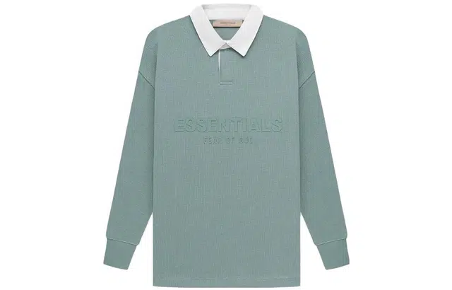 Fear of God Essentials SS23 Kids Waffle Rugby Light Sycamore