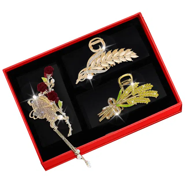 妖娆猫 高端夏季大号发量多高级感小众实用 合金 发夹 女款