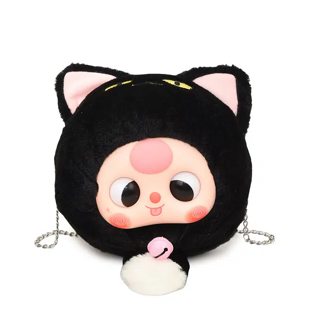 礼莎 卡通毛绒招财猫系列 可爱表情 玩偶周边