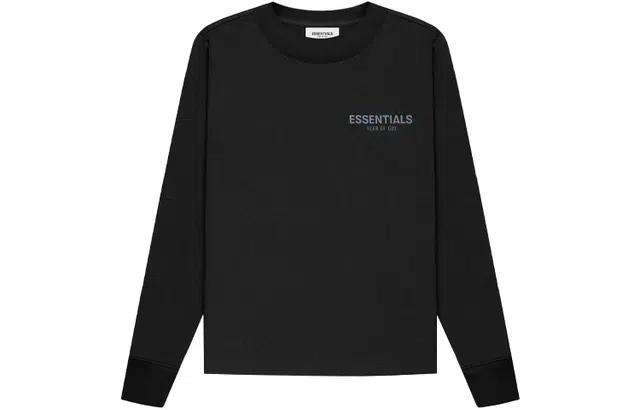 Fear of God Essentials SS21 Kids Long Sleeve Tee Stretch Limo LogoT