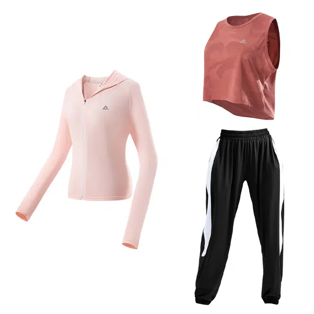 匹克 背心休闲运动裤瑜伽服运动健身套装 女款