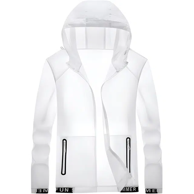 识恩 时尚冰丝轻薄防紫外线修身可拆卸帽防晒服 女款