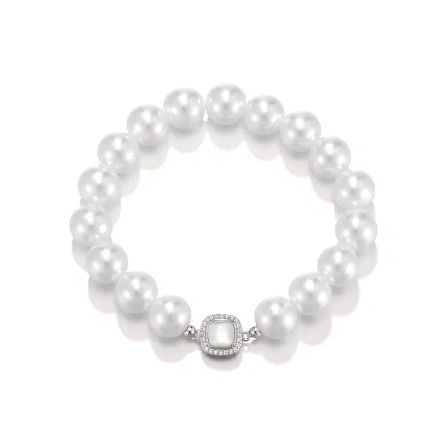 珂里 法式复古轻奢方糖优雅气质高级感甜美少女心温婉小众设计 环保合金 手串 女款