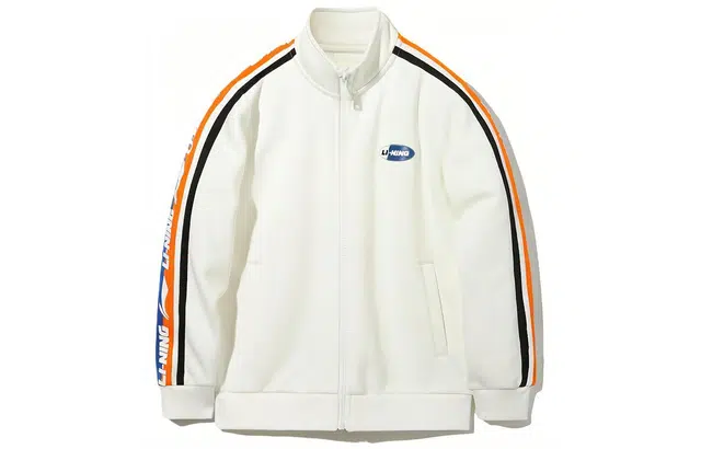 李宁儿童 串标印花立领加绒卫衣 儿童款