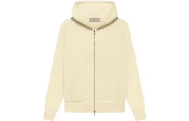 Fear of God Essentials Kids Fullzip Hoodie Canary