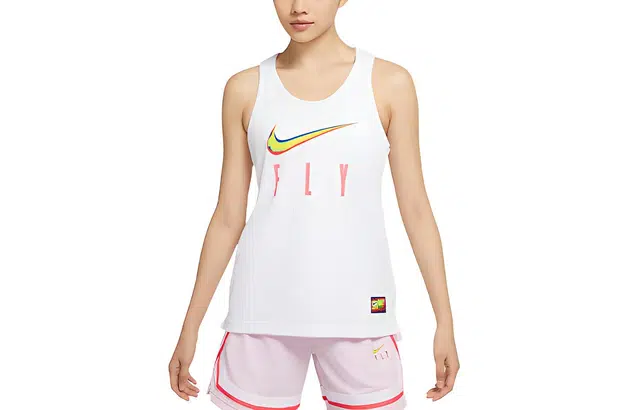 Nike Dri-FIT Fly Reversible Basketball Jersey White