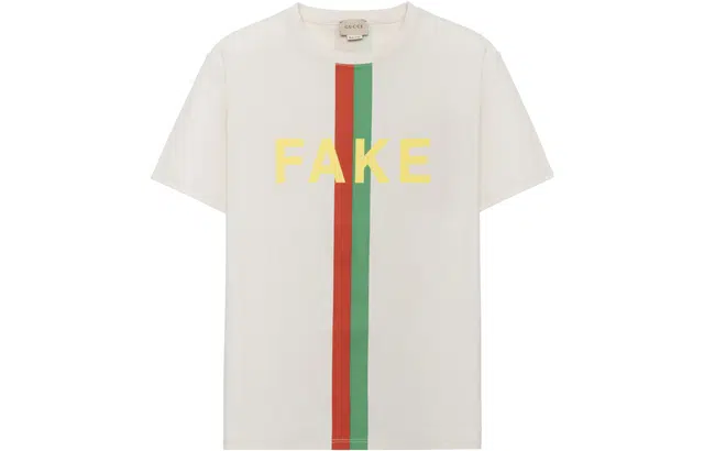 Gucci Striped Logo T-Shirt Kids Off-White
