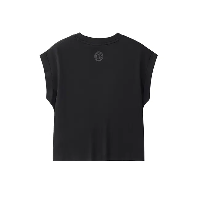 FILA FUSION x ROUND TWO logo T -BK