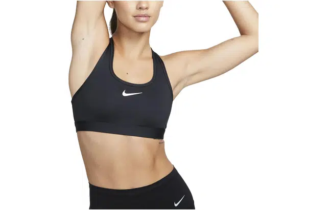 Nike Swoosh Sports Bra Black