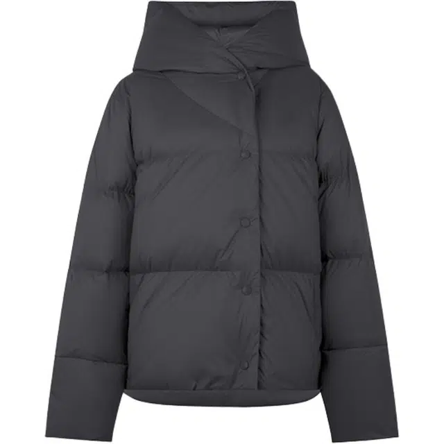 美洋 防泼水抗静电纯色常规长袖连帽羽绒服 女款