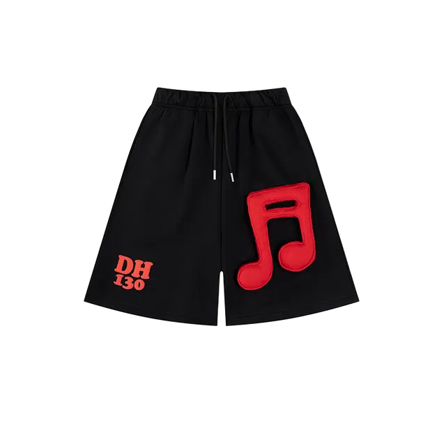 奇迹街区 美式潮牌宽松五分休闲短裤 男女同款