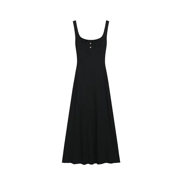 小菊川栗 时尚设计气质高级感吊带连衣裙 女款