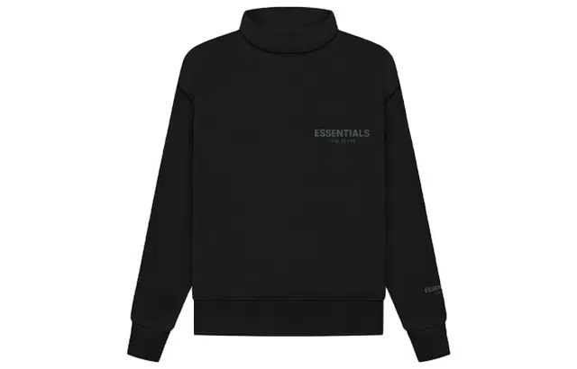 Fear of God Essentials FW21 Kids Pullover Mockneck Stretch Limo Logo