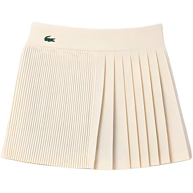 Lacoste Pleated Skirt White