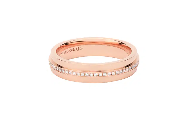 TIFFANY CO. T 18K 4.5mm