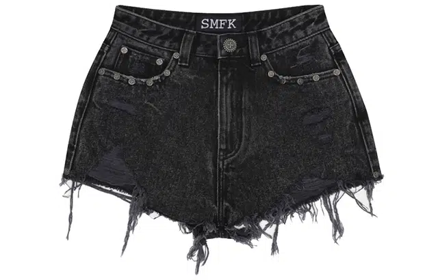SMFK Denim Shorts Black