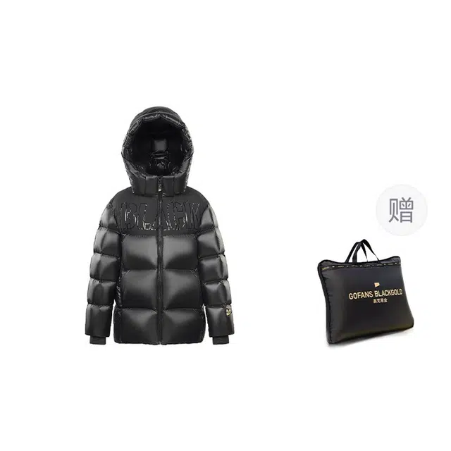 高梵 黑金小火山夺冠系列中长款加厚羽绒服 儿童款