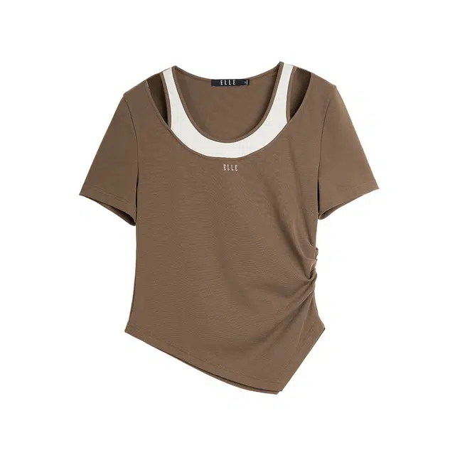 ELLE Two-in-One Colorblock Tee