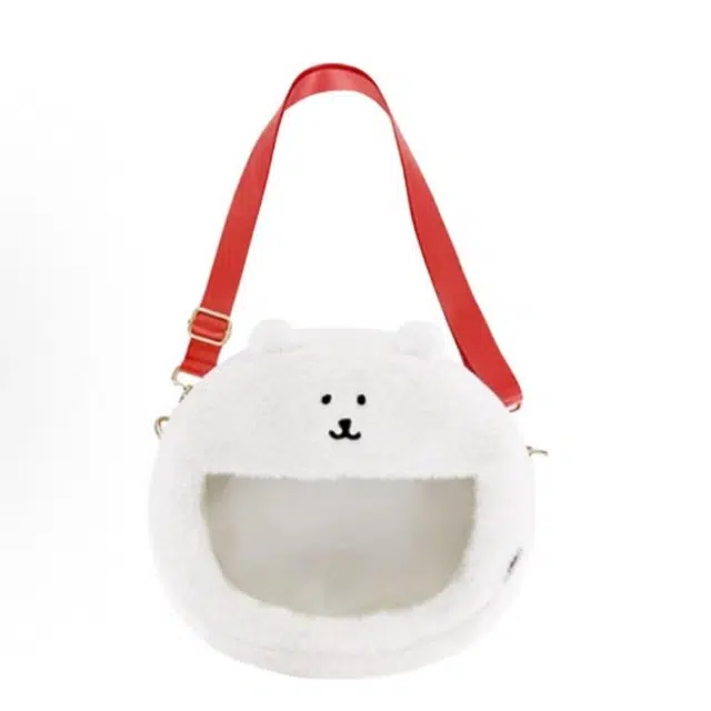 朵爱 自嘲熊和朋友们系列 斜跨透明 玩偶周边