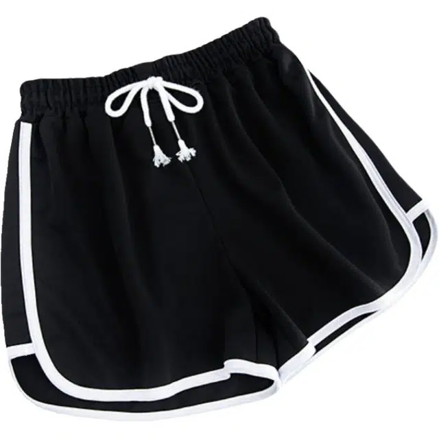 怪力萝莉 薄款外穿三分裤高腰宽松舒适休闲短裤 女款