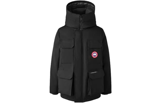 Canada Goose Logo Hooded Jacket