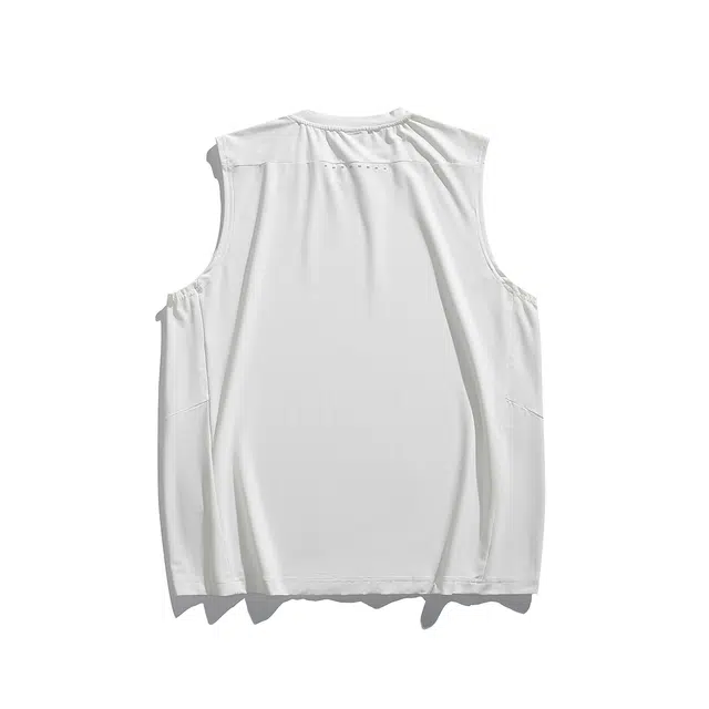 领航骆驼 简约运动骑行跑步吸湿速干透气舒适休闲百搭背心 男女同款