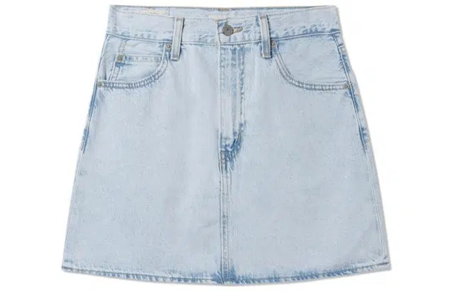 Levis Denim A-Line Skirt Blue