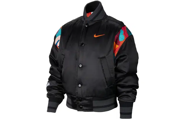 Nike CNY Series Kids Retro Basketball Jacket Black