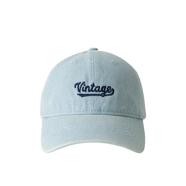 木林森 春夏季美式遮阳防晒宽帽檐刺绣休闲字母运动百搭显脸小 牛仔布 鸭舌帽 男女同款情侣款