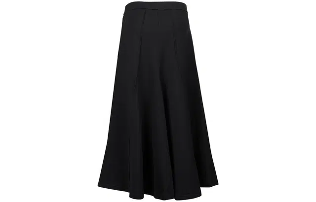 Y-3 Black Midi Skirt