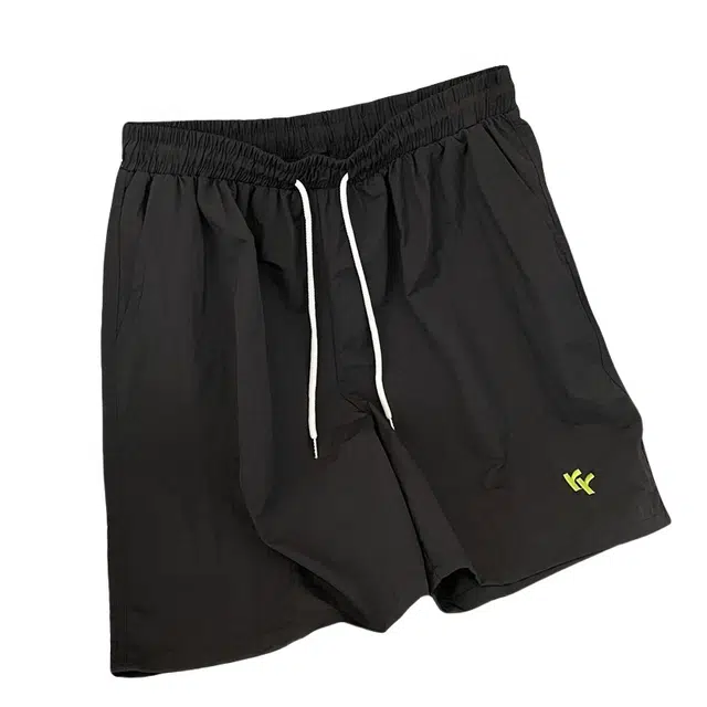 曲韩 运动速干夏季薄款外穿宽松直筒五分裤休闲短裤 女款