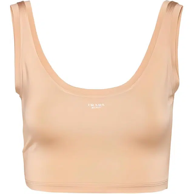 PRADA SS23 Letter Print Tank Top Orange