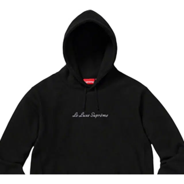 Supreme SS19 Le Luxe Hooded Sweatshirt Black