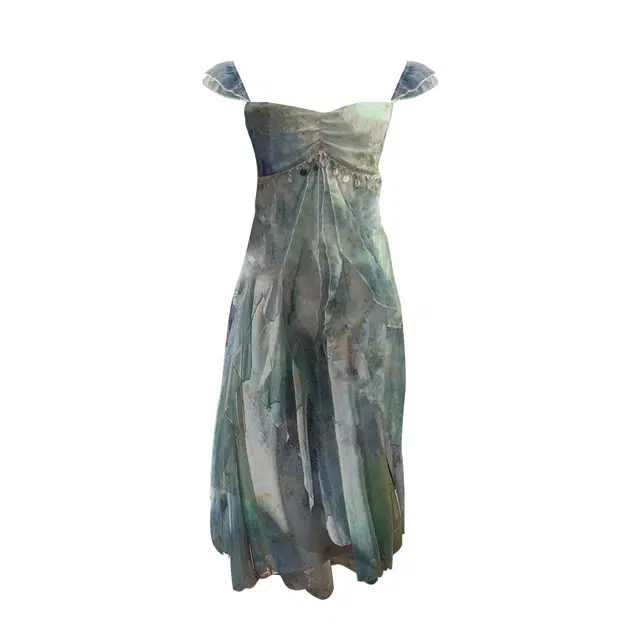 涂诗菲 甜美气质氛围感显瘦吊带连衣裙 女款 花色