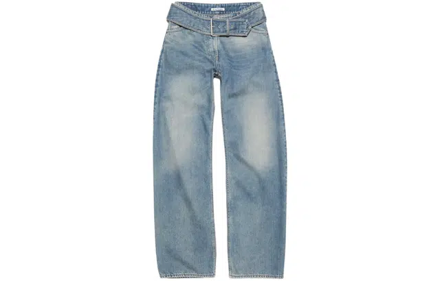 Acne Studios Belted Jeans - Relaxed Fit SS24