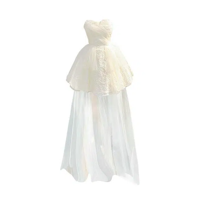 小菊川栗 时尚舒适百搭吊带连衣裙 女款 杏色