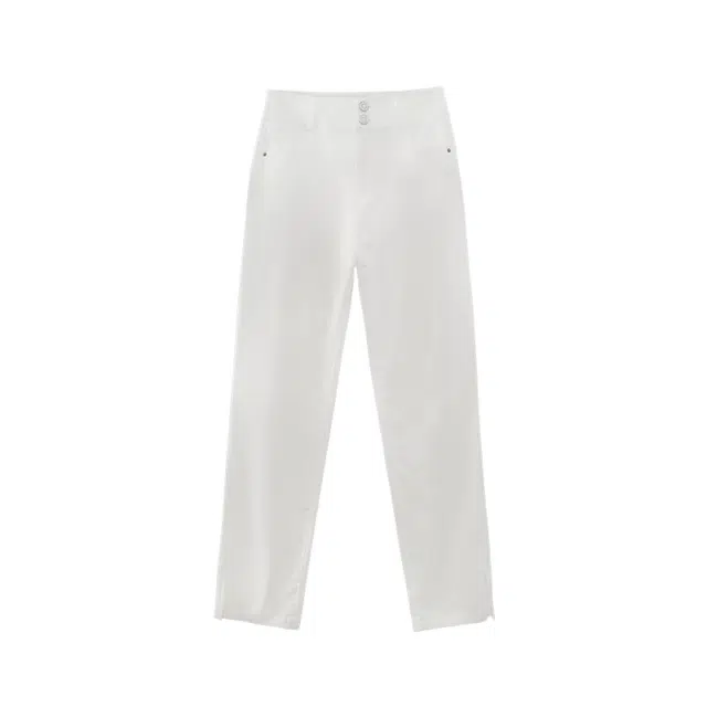 娅丽达 直筒中腰九分牛仔裤 女款