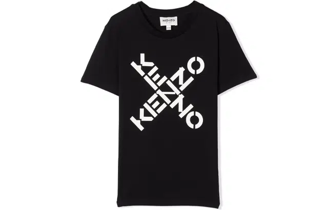 KENZO Cross Logo T-Shirt Black