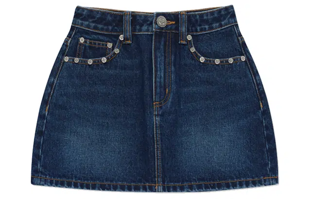 SMFK Denim Skirt Deep Sea Blue