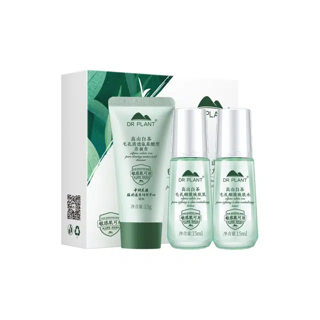 植物医生 高山白茶毛孔细致活力礼盒旅行套组 紧致保湿控油