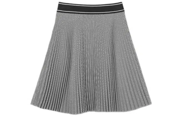 Sandro Short Pleated Skirt With Rhinestones