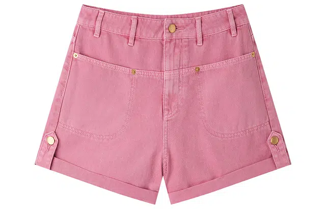 太平鸟 笑脸牛仔短裤 女款